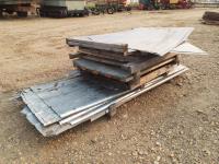 Assortment of Misc Roofing Tin