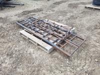 7 Ft Steel Ramps and Piece of Harrows