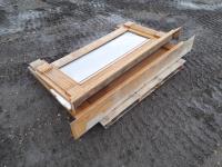 (2) 66 Inch Wooden Frames