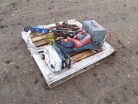 Ice Auger, Gas 6 HP Boat Motor and Other Misc Items