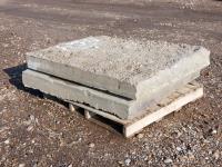 (2) Large Concrete Blocks