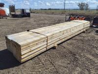 (40) 2 Inch X 10 Inch X 16 Ft Long Rough Cut Lumber