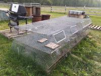 (2) 10 Ft X 4 Ft Chicken Nesting Cages