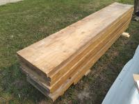 (11) Assorted Lengths of 16 Inch Boards 