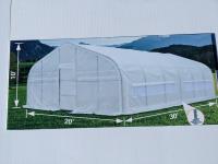TMG Industrial 20 Ft X 30 Ft Tunnel Greenhouse Grow Tent