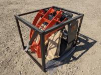 TMG Industrial 30 Inch Log Grapple - Skid Steer Attachment 