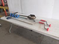(2) Hand Ice Augers, Hand Earth Auger
