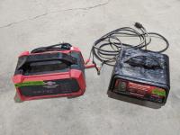 (2) Motomaster Battery Chargers