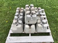 (11) Cement Support Post Blocks