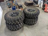 (4) Maxxis Tires with Black Aluminum Ranger Rims
