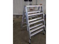 (2) A-Frame Aluminum 4-Step Ladders