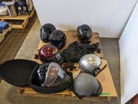 (7) Assorted Helmets
