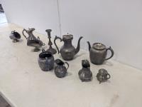 Qty of Pewter Items