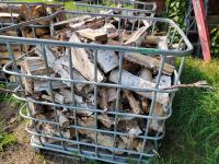 Tote of Birch Firewood