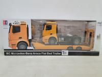 Double E Remote Controlled Mercedes-Benz Arocs Flat Bed Trailer