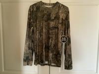 Mens Large Long Sleeve Camouflage Real Tree Timber Pull Over