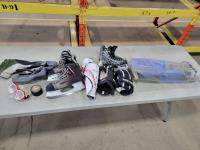 Qty of Hockey Equipment and Snorkeling Items