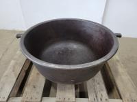 Antique Cast Iron Cauldron 28 Inch Diameter 