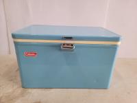 Vintage Metal Coleman Ice Box 