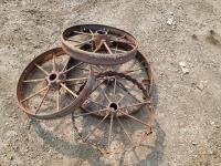 (4) Steel Wheels