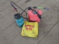 Fire Fighting Water Back Pack, Chemical Sprayer and Spill Kit