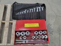 Heavy Duty Socket Wrench Set and Westward 3/8-1-1/4 Wrenches 