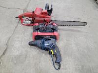 Craftsman Chainsaw, Mastercraft Drill and Motomaster Battery Charger 