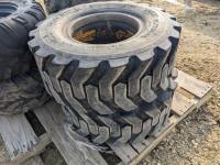 (2) Solideal 27X10-12 Forklift Tires