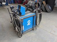 Miller CP302 Electric Welder with 70 Series Wire Feed & Miller Coolmate 4