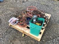 Qty of Extension Cords, Air Lines, Hoses and Trailer Lights