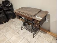Singer Sewing Machine & Table 