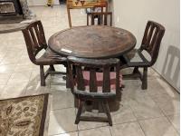 Round Table & (4) Chairs