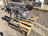 Ridgid MS1290LZA 12 Inch Sliding Miter Saw & Work Bench