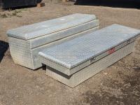 (2) Aluminum Tool/Storage Boxes