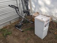 Exerpeutic Exercise Bike, Metal Cabinet