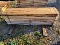 (96) Pieces 1 Inch X 4 Inch X 8 Ft Band Sawed Spruce Lumber 