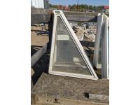 (2) 36 Inch Wide X 55 Inch High Triangle Shaped Widows