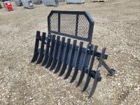 2023 70 Inch Push Stick Rake - Skid Steer Attachment