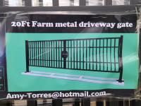 Steelman 20 Ft Farm Metal Driveway Gate