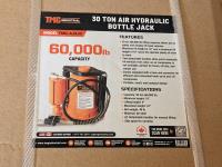 TMG Industrial AJA30 30 Ton Air Hydraulic Bottle Jack 