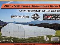 TMG Industrial GH2050 20 Ft X 50 Ft Tunnel Greenhouse Grow Tent 