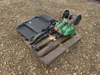 Turf Builder Grass Spreader and Lawn Chair