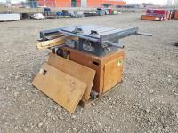 Rockwell Table Saw and Jointer on Wood Stand