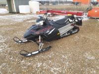 2009 Polaris Indy 700 RMK Snowmobile with Cover