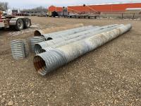 (6) Assorted Lengths of Culverts and (2) Couplers
