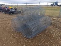 Approximately 80 ± Yards of 6 Ft High Mesh Wire Fence