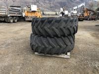 (2) Michelin 650-65R-38 Tractor Tires