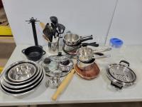 Qty of Dishes, Pots and Pans