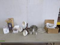 Qty of Used and New Light Fixtures