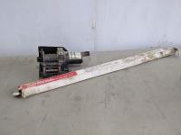 Bada 1500 lb Winch and Chamberlain 8 Ft Garage Door Extension T-Rail Kit 